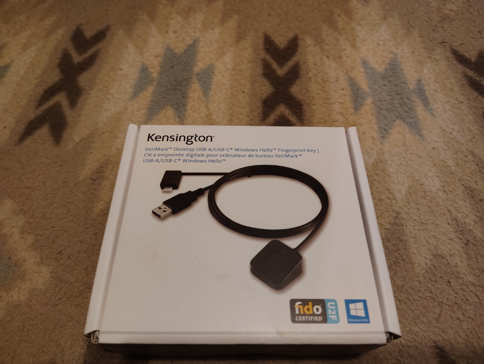 Kensington VeriMark Desktop Fingerprint Key --- New