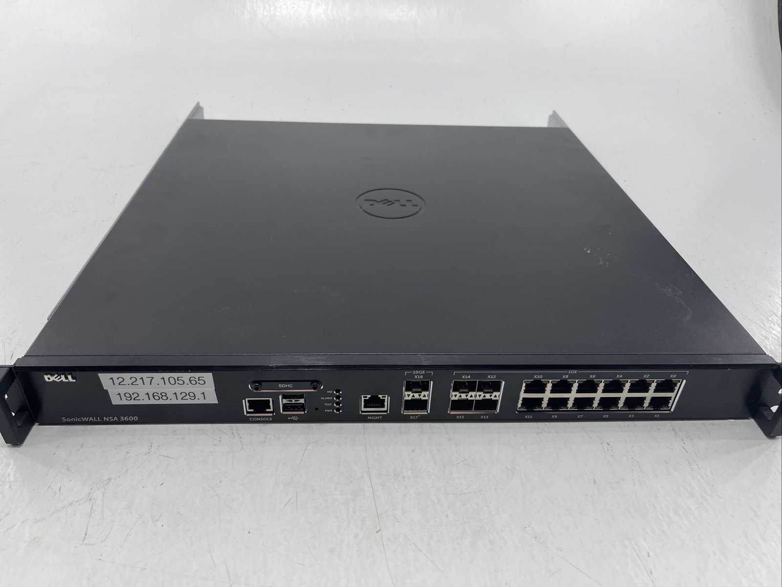 Dell SonicWall NSA 3600 Firewall Appliance - Read