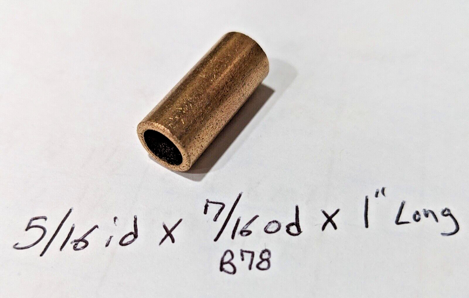 Oilite Bushing Bronze 5/16 id x 7/16 od x 1 NEW Brass Bearing sleeve Bush spacer