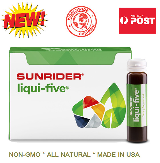 SUNRIDER LIQUI-FIVE " Liquid Quinary " Mini 10 x 15mL Mini Pack Bottles