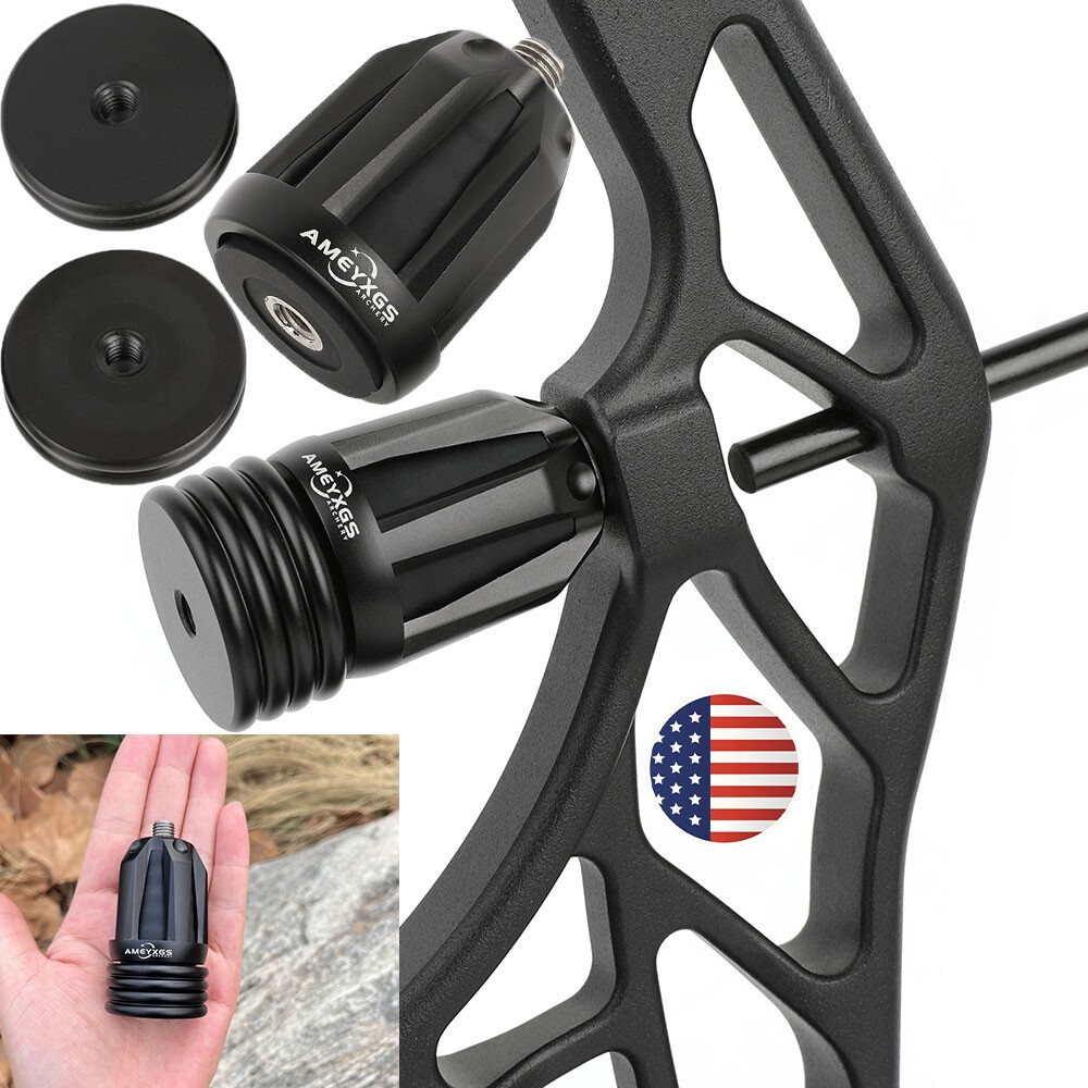 Compound Bow Riser Stabilizer Archery Shock Absorber Dampener Silencer Hunting