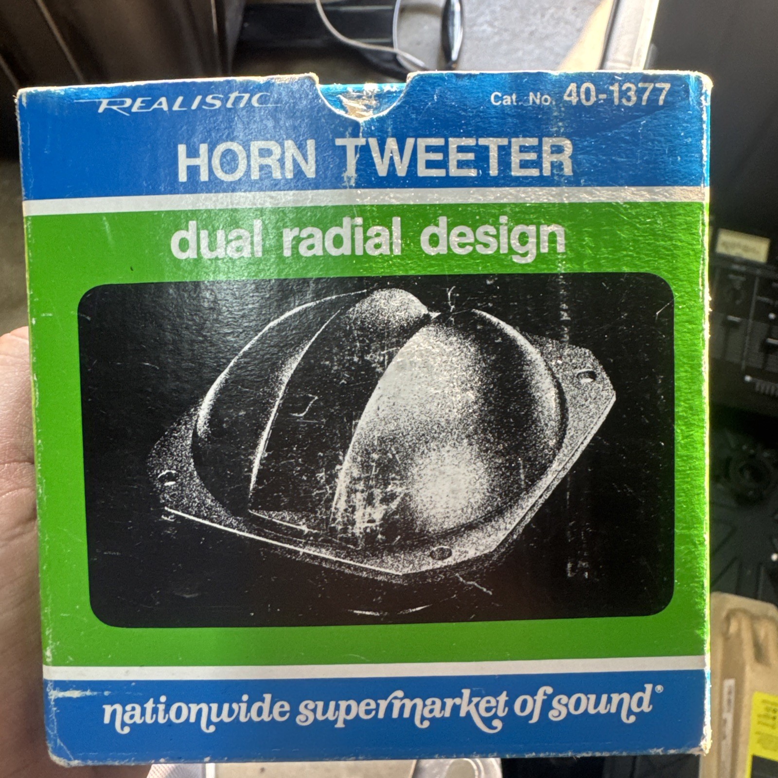 Radio Shack dual radial horn tweeter 4000 to 50,000 frequency response 40-1377