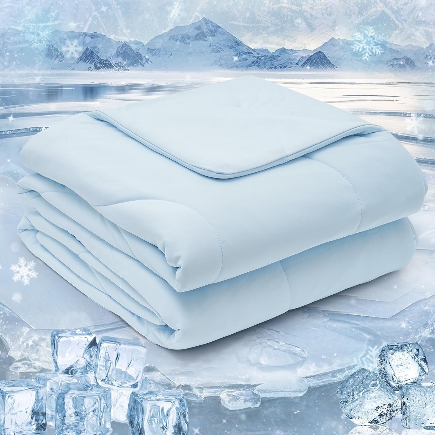 Soft Cooling Blanket King Size for Hot Sleepers and Night Sweats,Cozy Breathable