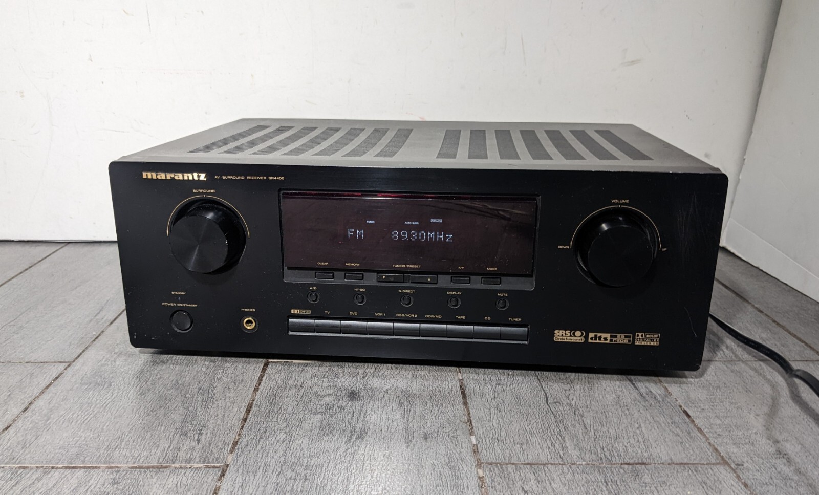 Marantz SR4400 6.1-Channel Home Theater AV Surround Receiver SR-4400 - WORKS