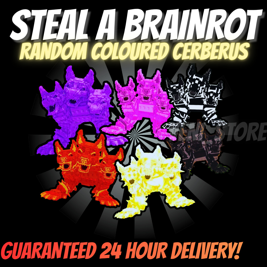 💸🔥RANDOM COLOURED CERBERUS🔥💸 - STEAL A BRAINROT CHEAP!⚡💸