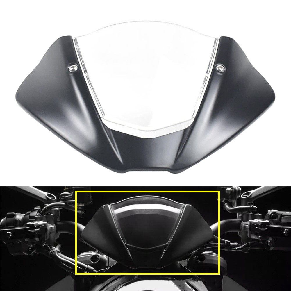 Clear Silver Windshield Windscreen W/ Bracket For Ducati Monster 950 937 21-22