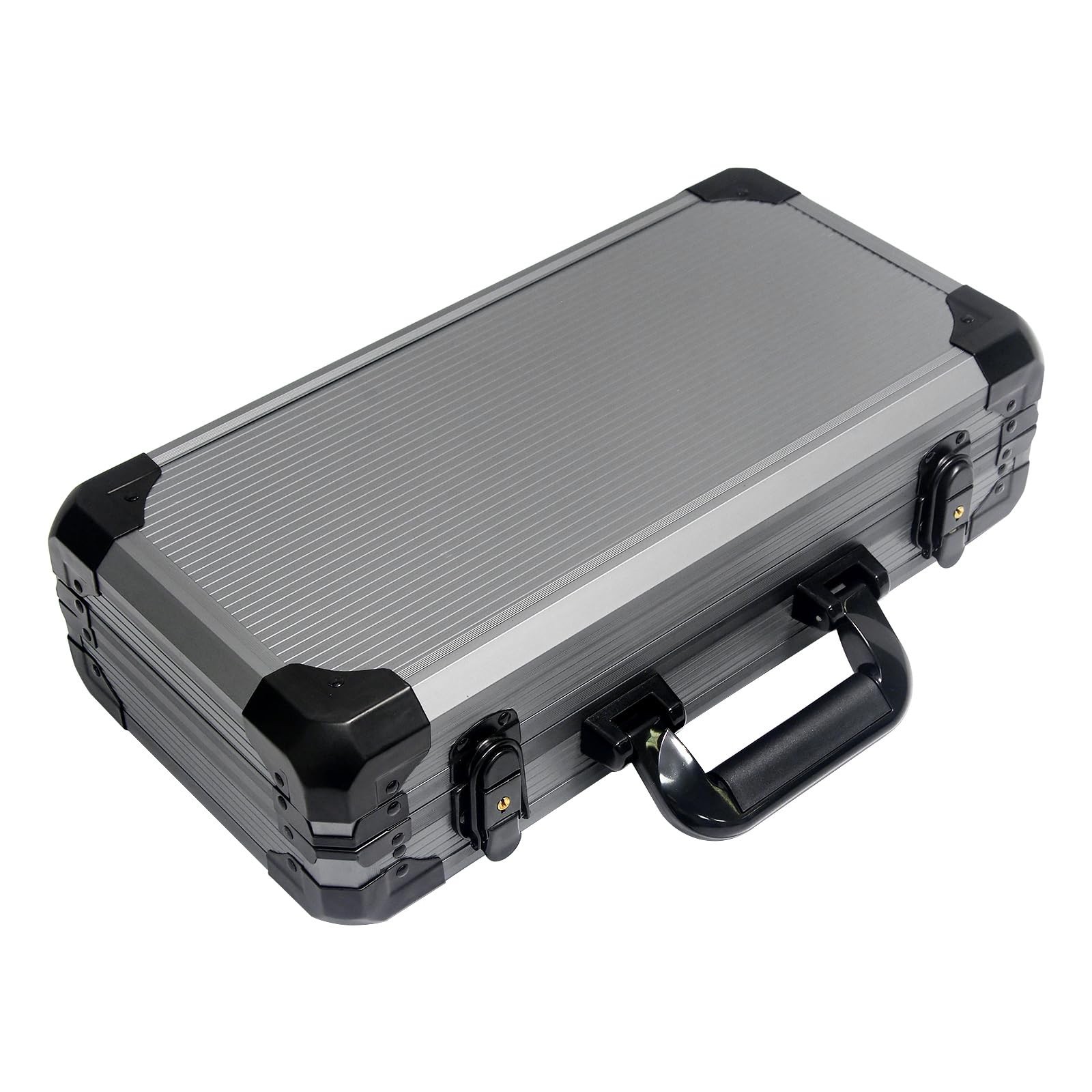 300PCS Texas Hold'em Poker Chip Case, High-End Carrying Case with Full Protec...