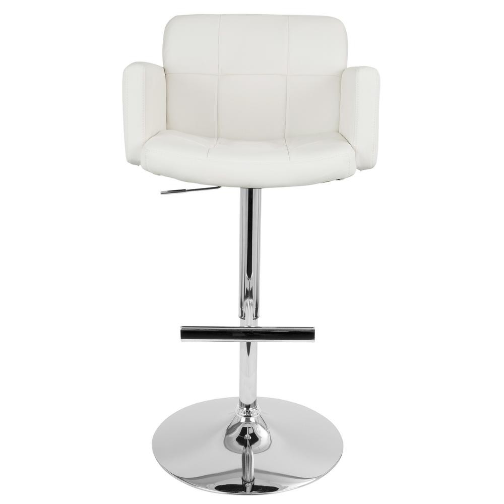 White Stout Barstool