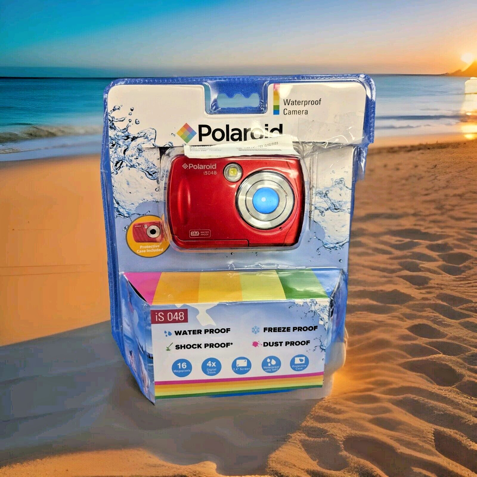 Polaroid iS048 16MP Waterproof Up to 10 ft TAKE VIDEO & PICS UNDERWATER! TESTED!
