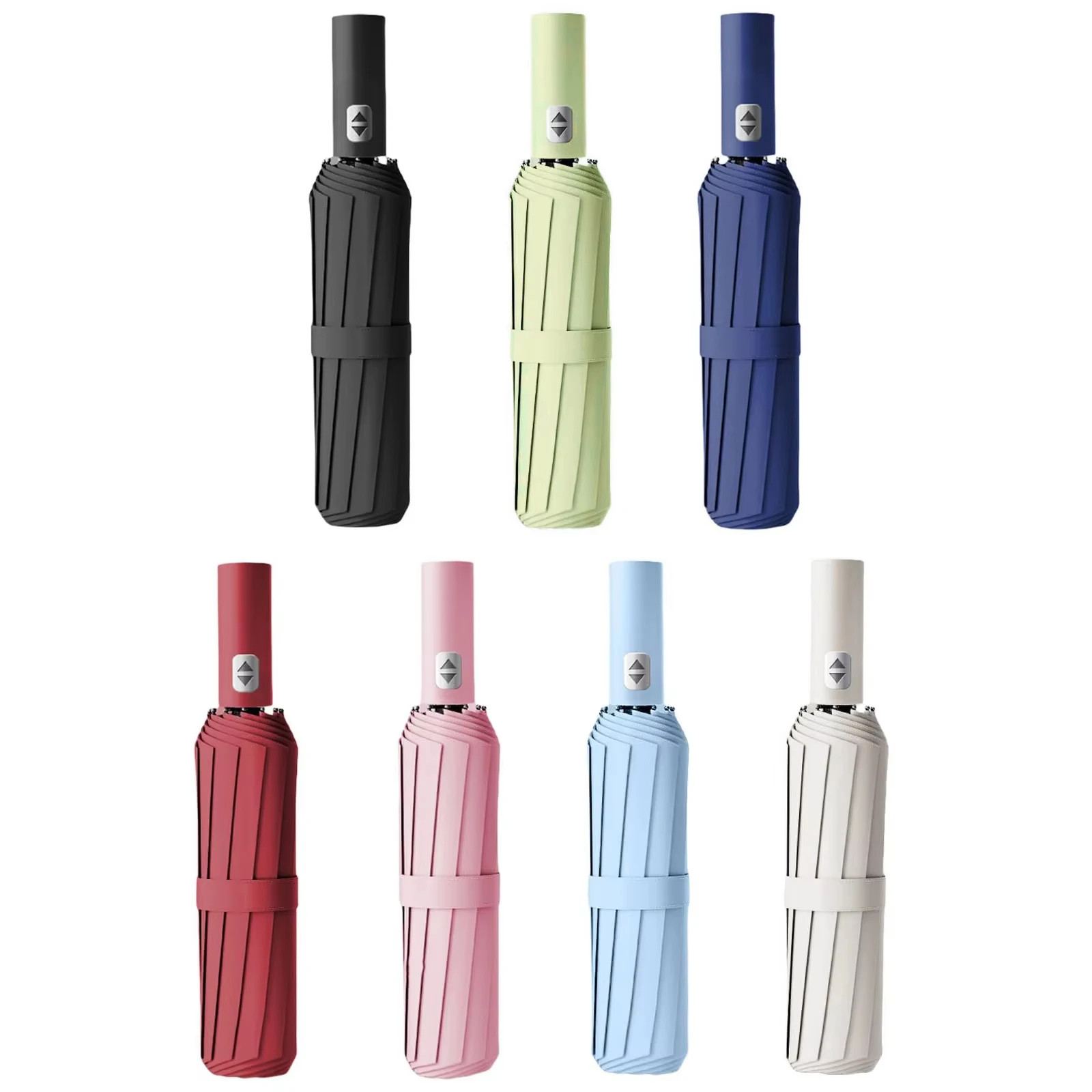 24 bone automatic folding umbrella Windproof sunshade Umbrella Men's and women's
