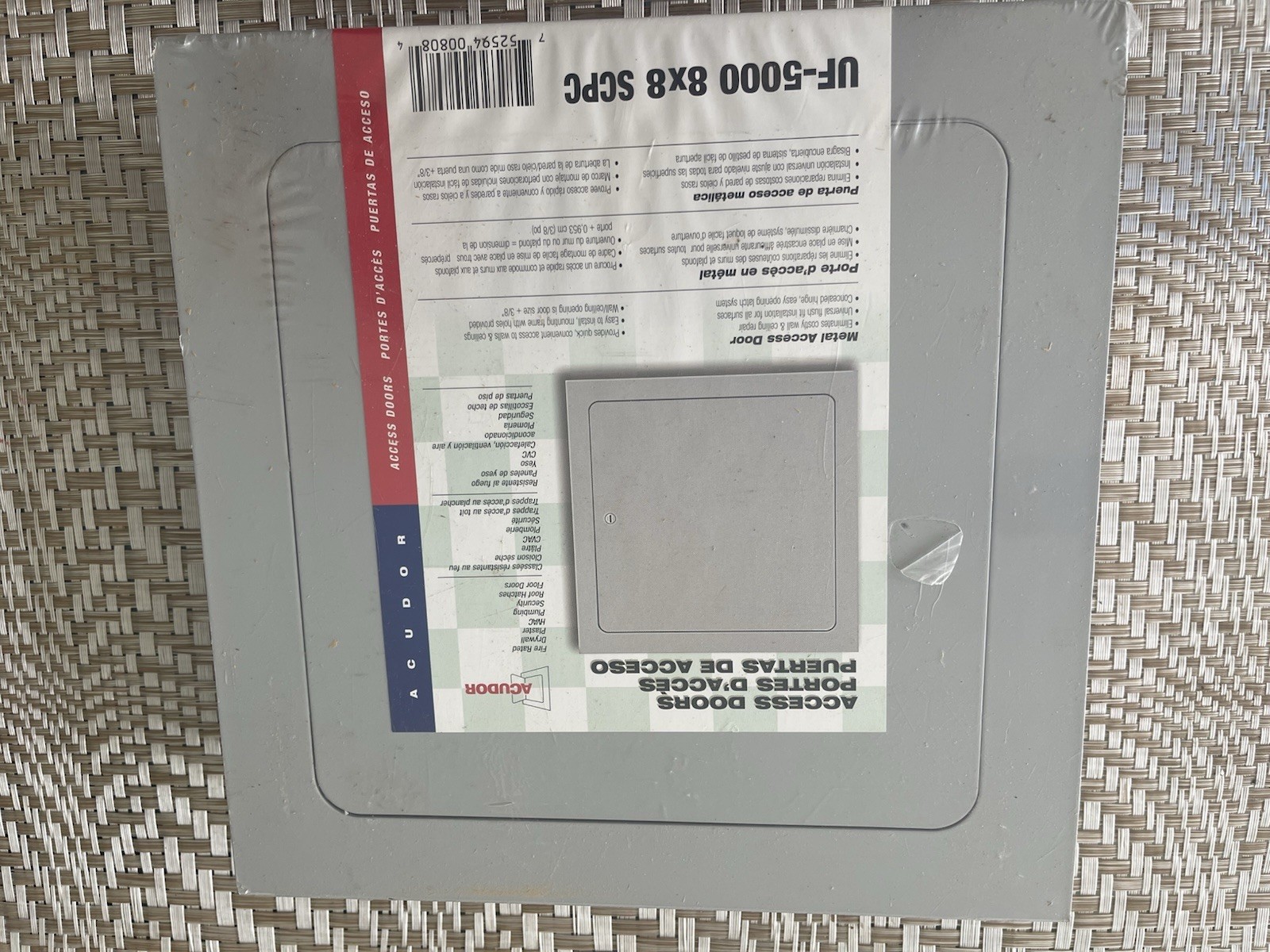 Acudor  UF-5500 Metal Access Door 8 x 8 White NEW