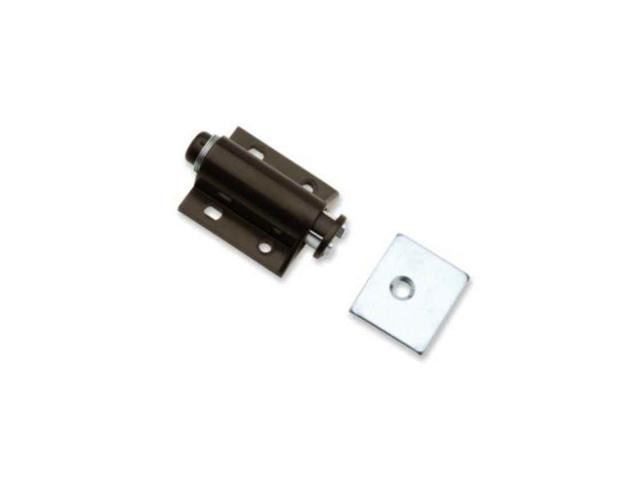 Single Touch Magnetic Latch with Strike Brown