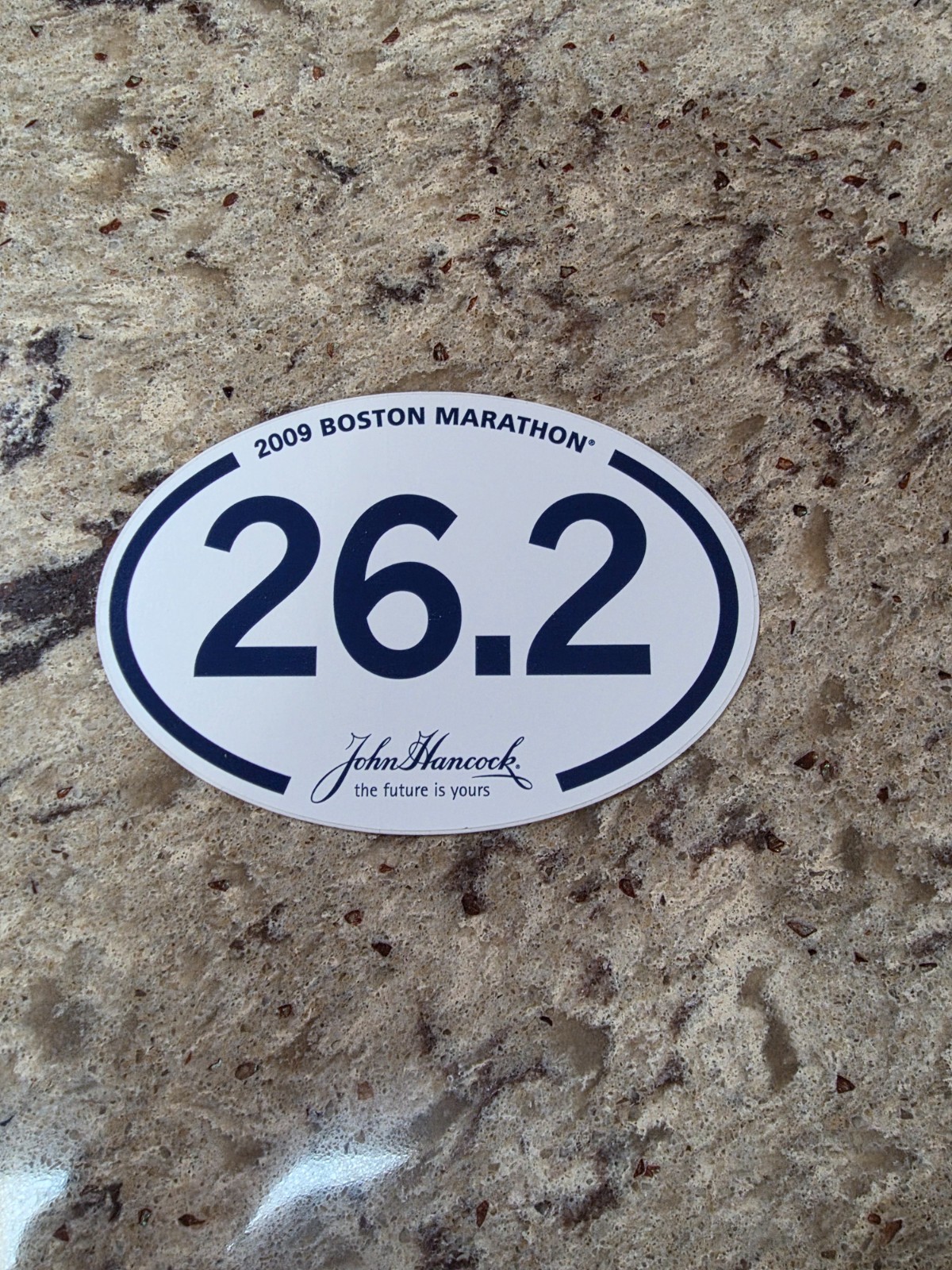 2009 Boston Marathon sticker new excellent condition