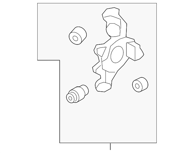 Genuine Ford Suspension Knuckle 5G1Z-5B758-AA