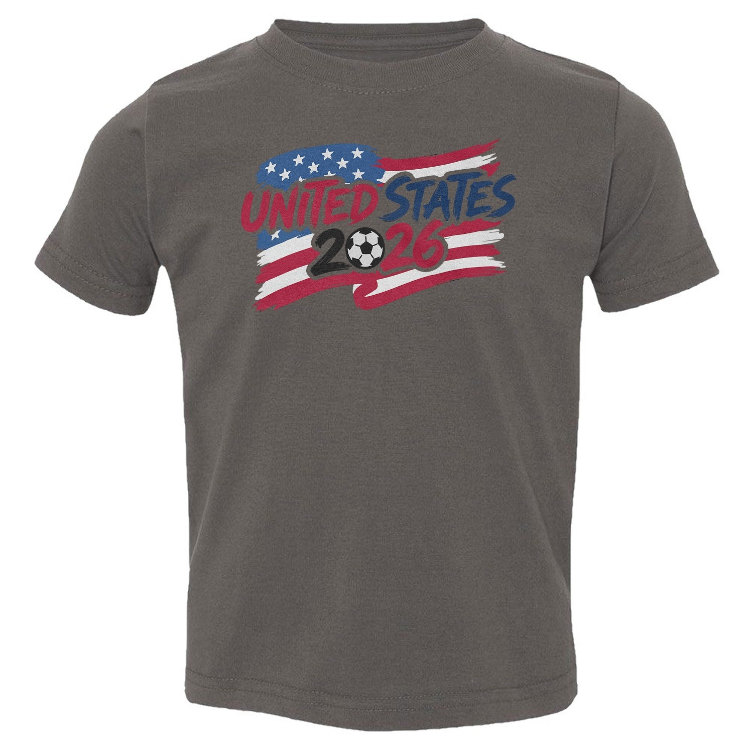 Usa Tribute Flag Graphic - 2026 Fans Toddler T-Shirt