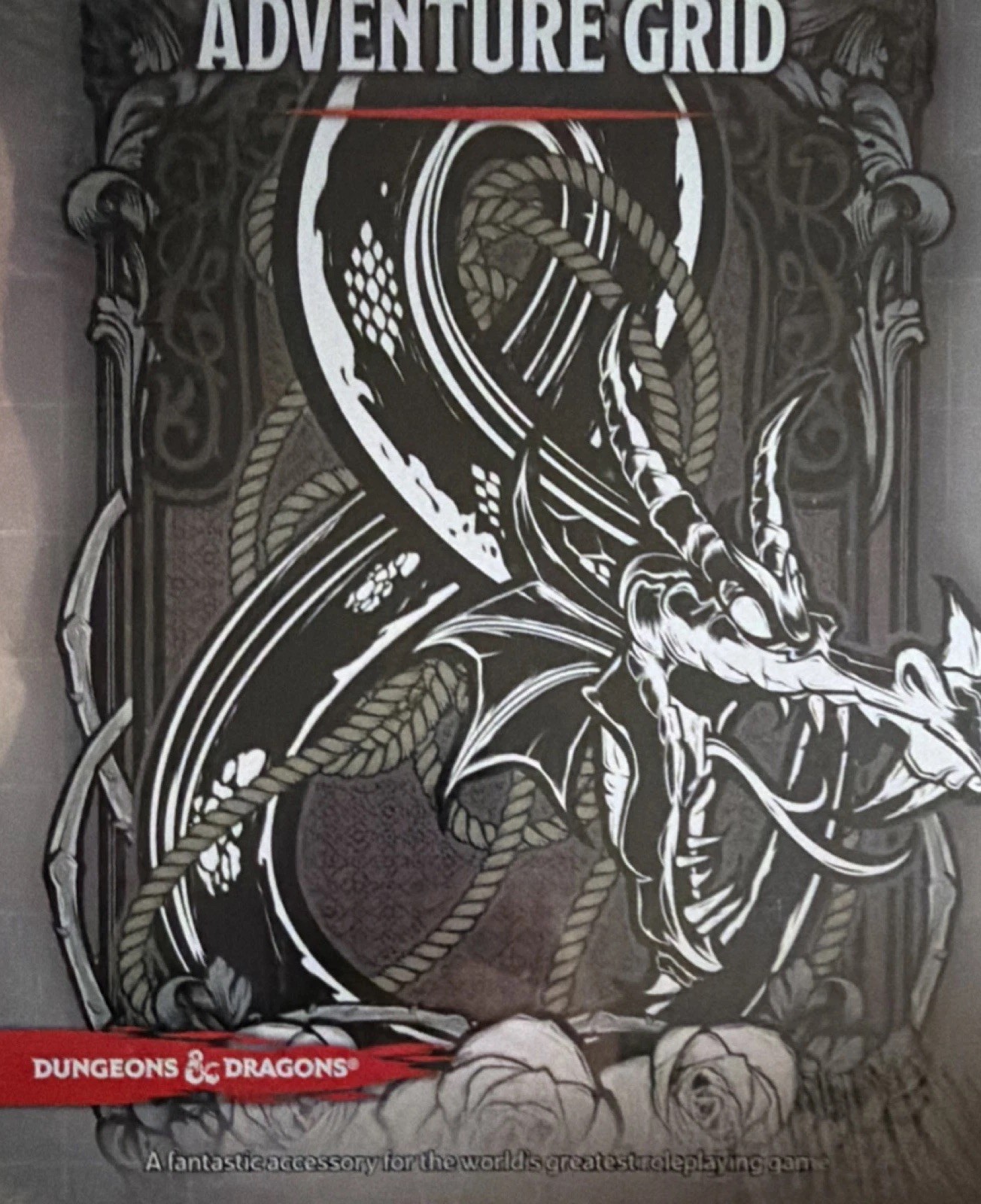 Dungeons & Dragons Adventure Grid  Battle Map and 5 ( 4 panel ) DM Screens