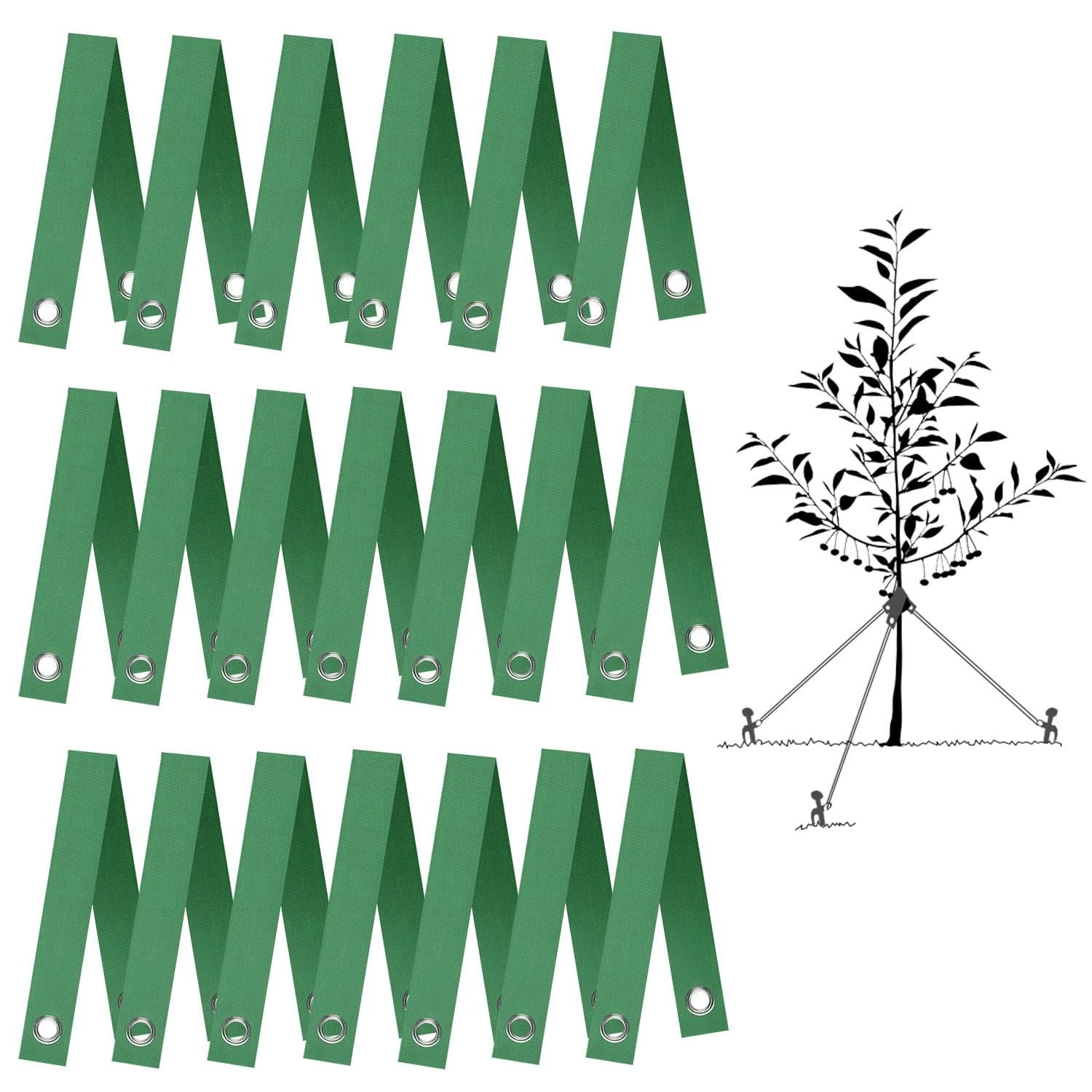 20 PCS Tree Support Straps for Newly Planted Saplings Tree Staking Straps 15.8