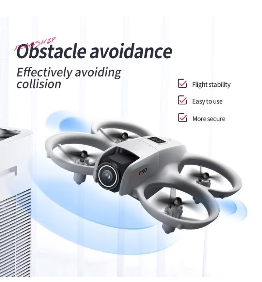 Drone with HD Camera for Adults, 360° Rolling One-Key Takeoff/Landing, Headless