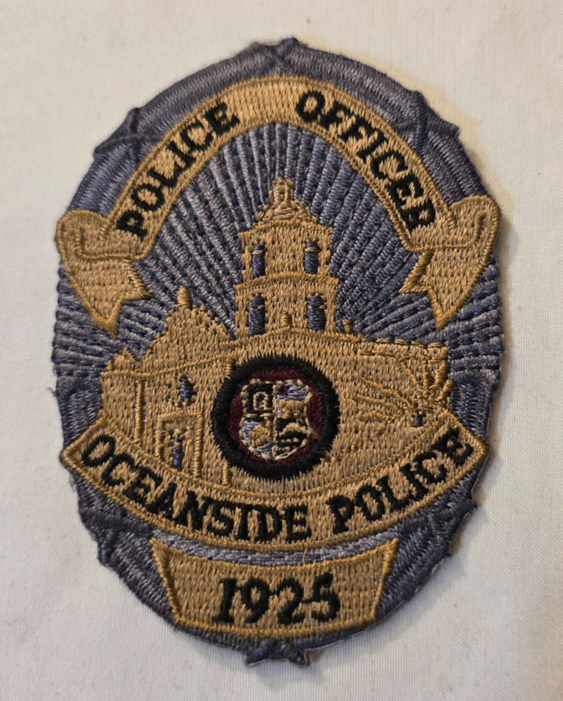 Oceanside California Police Breast Patch 2