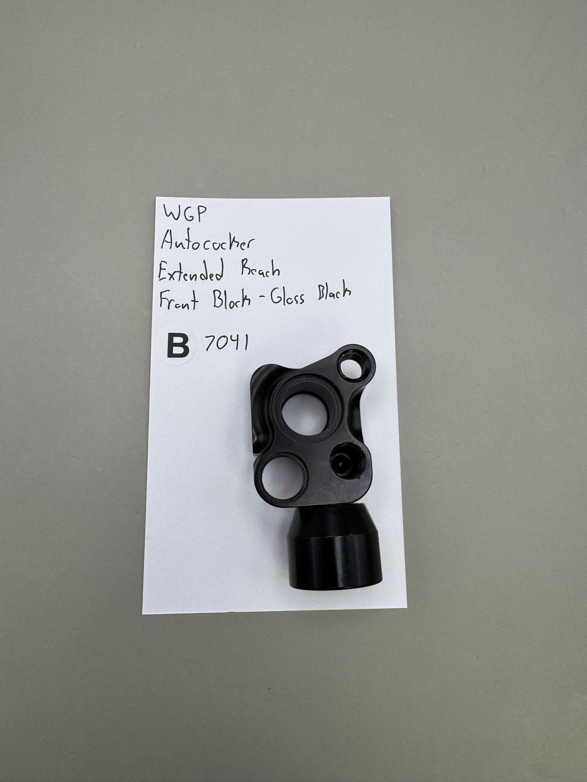 WGP Autococker Extended Reach Front Block Gloss Black