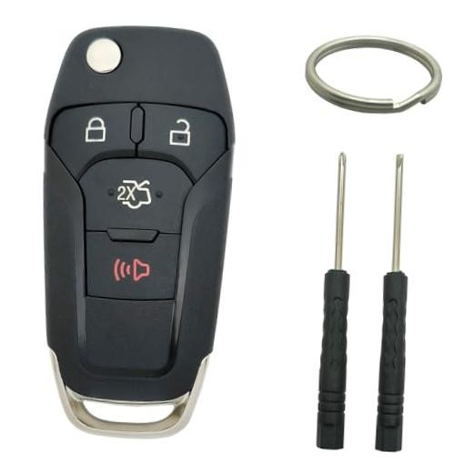 Key Fob Shell Case Replacement Fits for Ford Fusion 2013 2014 2015 4 Buttons B