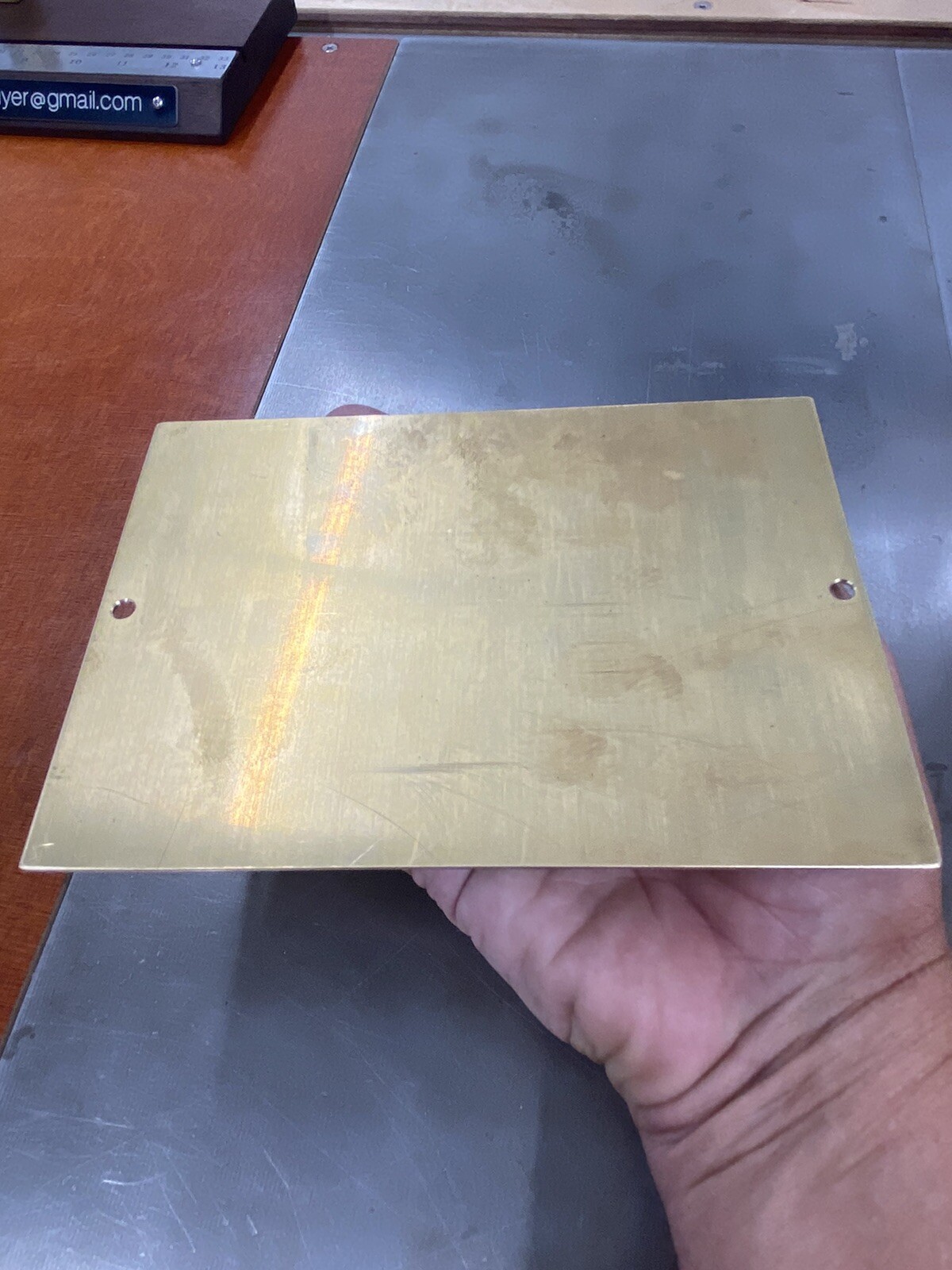 LARGE DETAILED MOTOCROSS SOLID BRASS MASTER TEMPLATE FOR NEW HERMES FONT TRAY