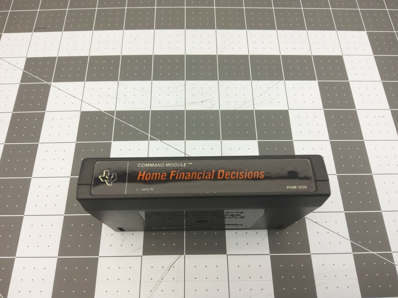 Vintage Texas Instruments TI99-4A Software Cartridge - Home Financial Decisions