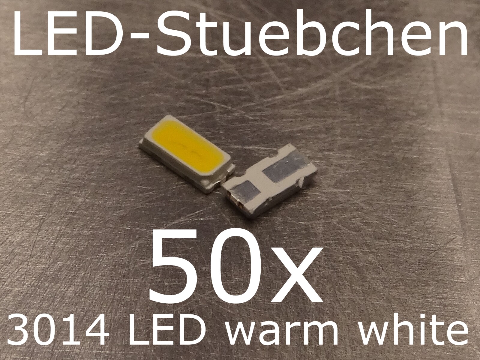 50x 3014 LED Warmweiss