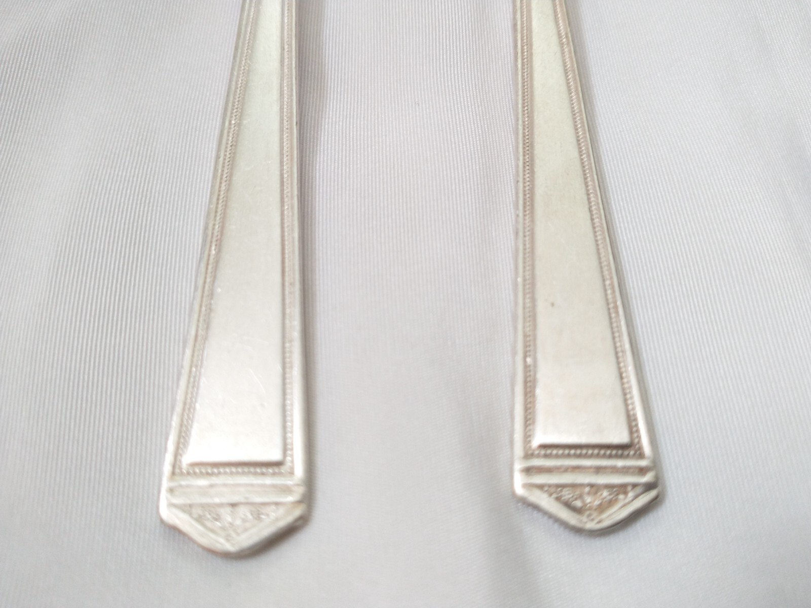 2 Spoons ANNIVERSARY Silverplate Flatware 1847 Rogers Bros International 1923