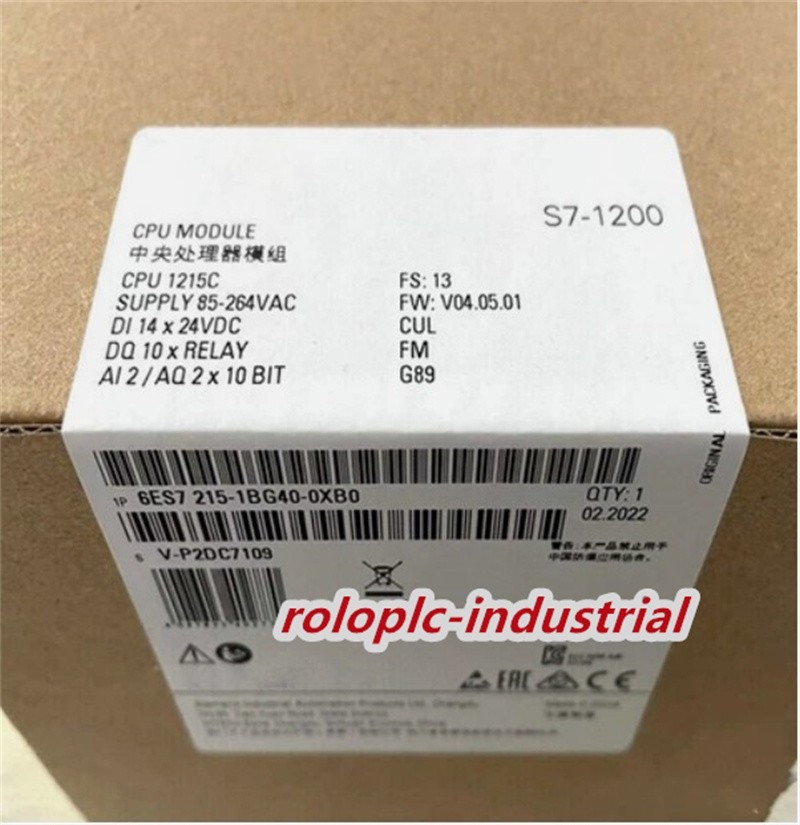 New In Box Siemens 6ES7 215-1BG40-0XB0/6ES7215-1BG40-0XB0 Module