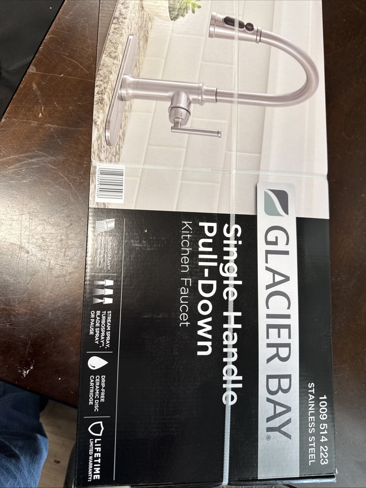 kitchen faucet , New, Glacier Bay, Stainless Steel