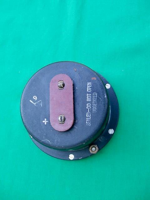 VINTAGE LAMBDA ELECTRONICS ROUND D.C. MILLIAMPERES PANEL METER 0-400