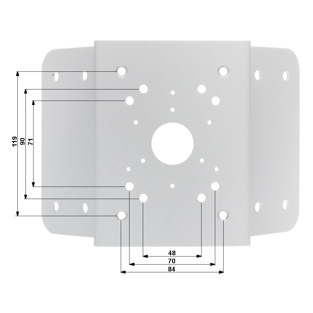 Dahua PFA151 Universal Corner Mounting Bracket Adapter for Most Wall Mounts