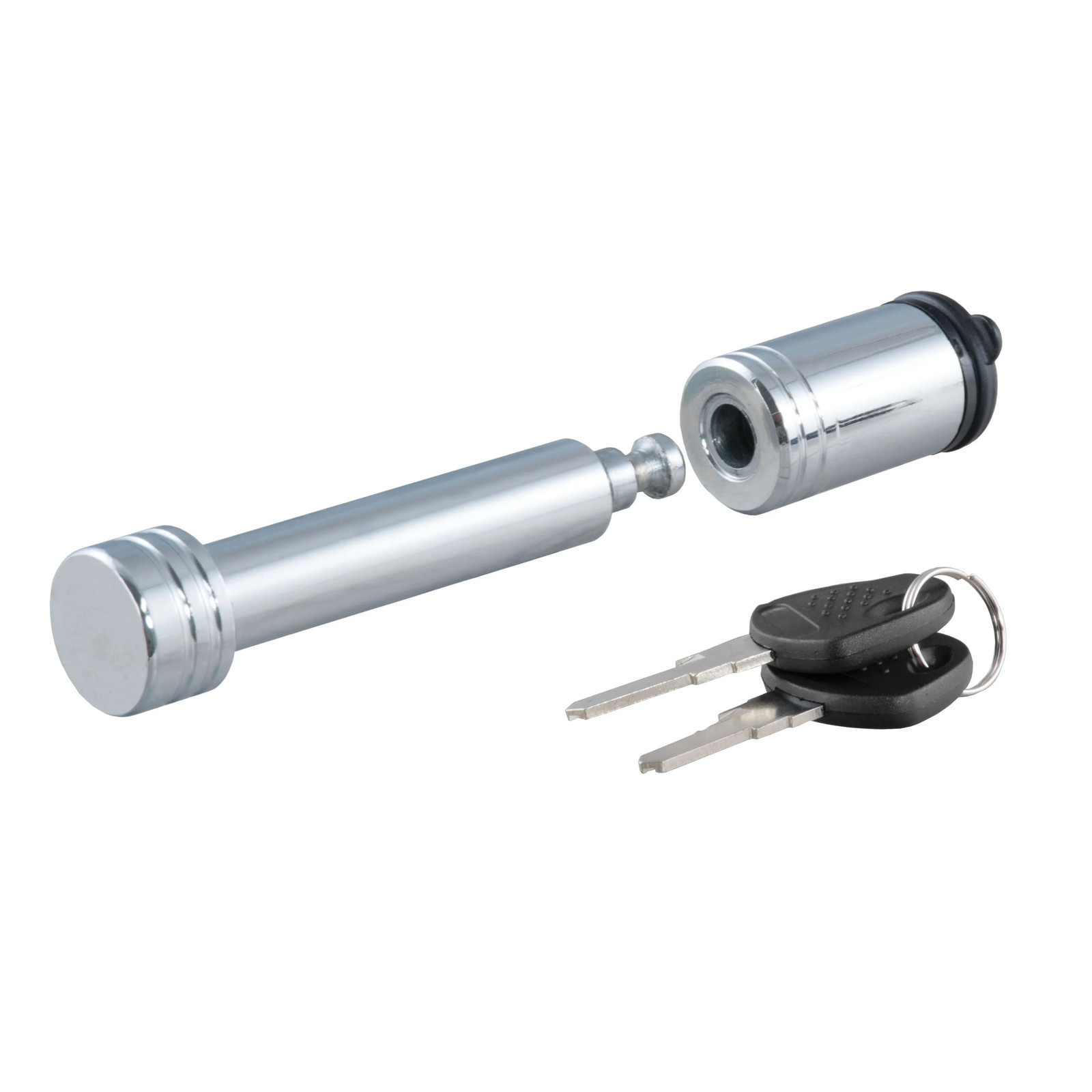 CURT 5/8in Hitch Lock Barbell Fits 2in Receiver Chrome Part# 23515