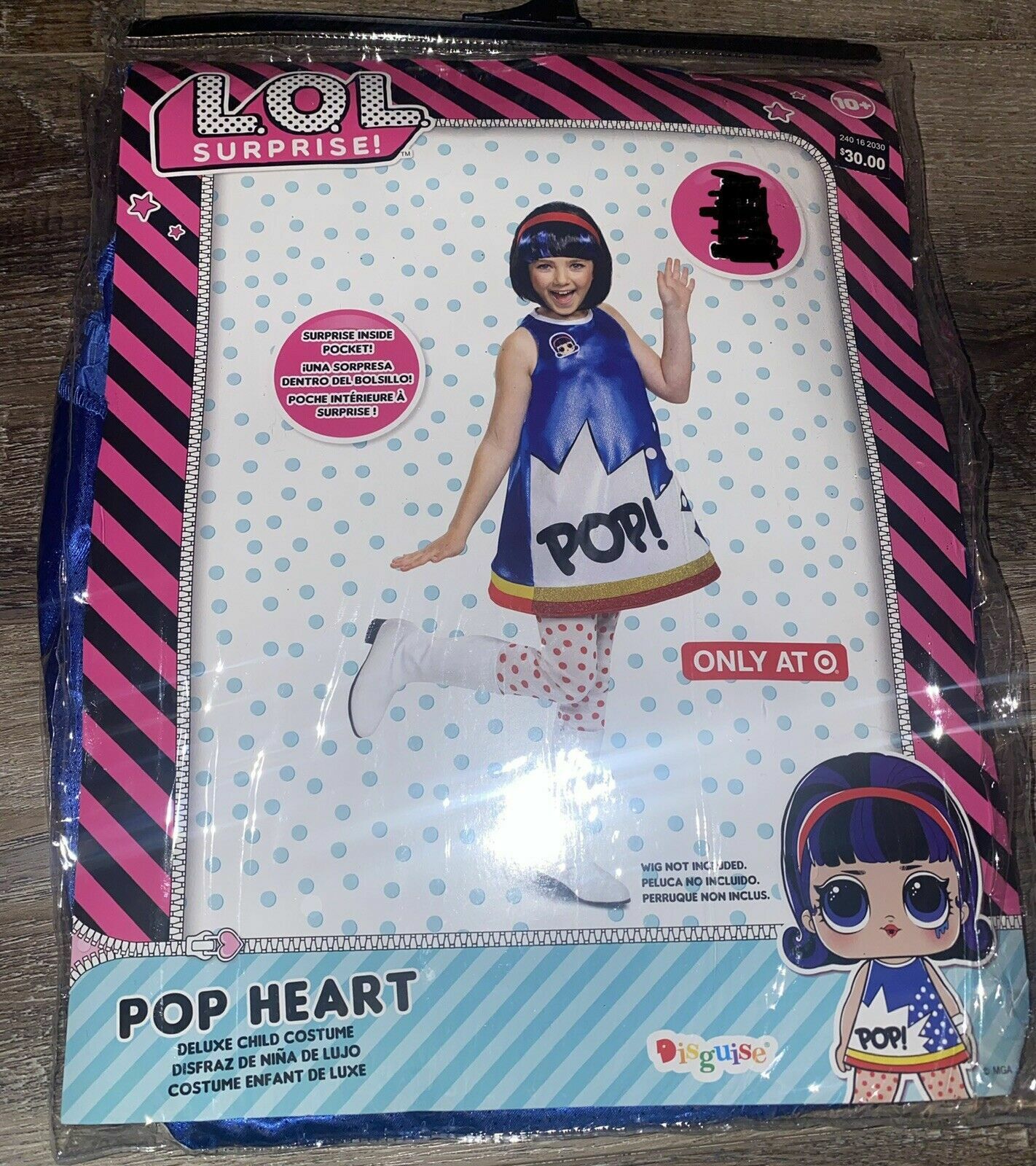 Disguise Girls' LOL Surprise POP Heart Deluxe Child Costume