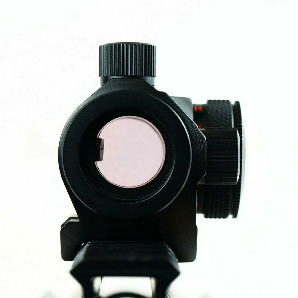 Tactical Reflex Red Green Dot Sight Scope - Dual High - Low Profile Rail Mounts