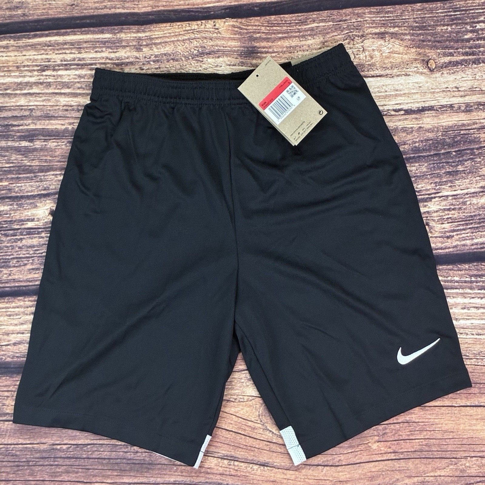 Nike Dri-FIT Kids Academy Shorts Youth Size L Black Soccer Training DH8427-010