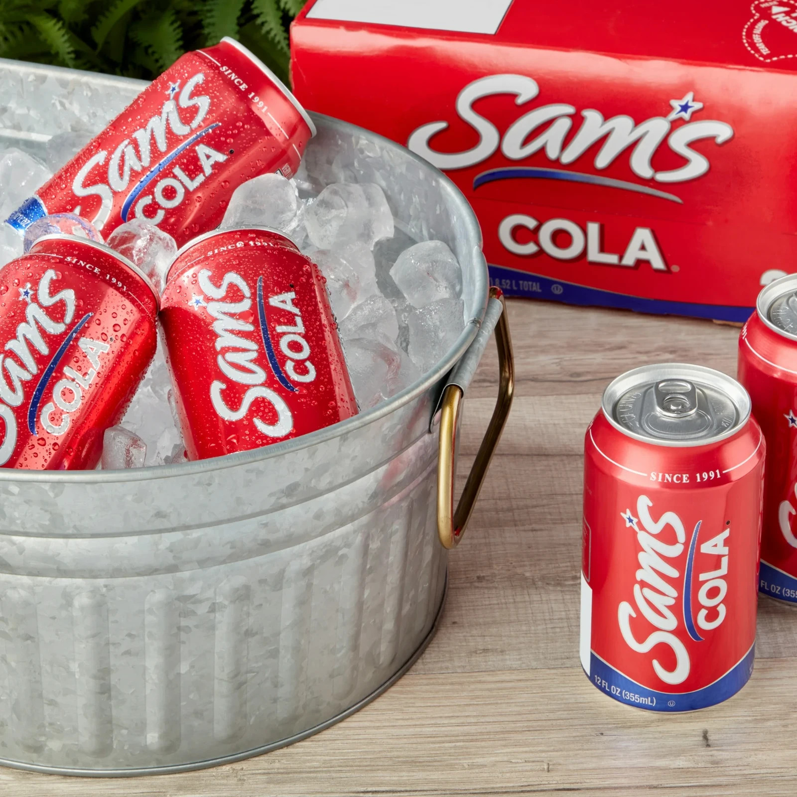 Sams Cola Soda Pop, 12 fl oz, 24 Pack Cans