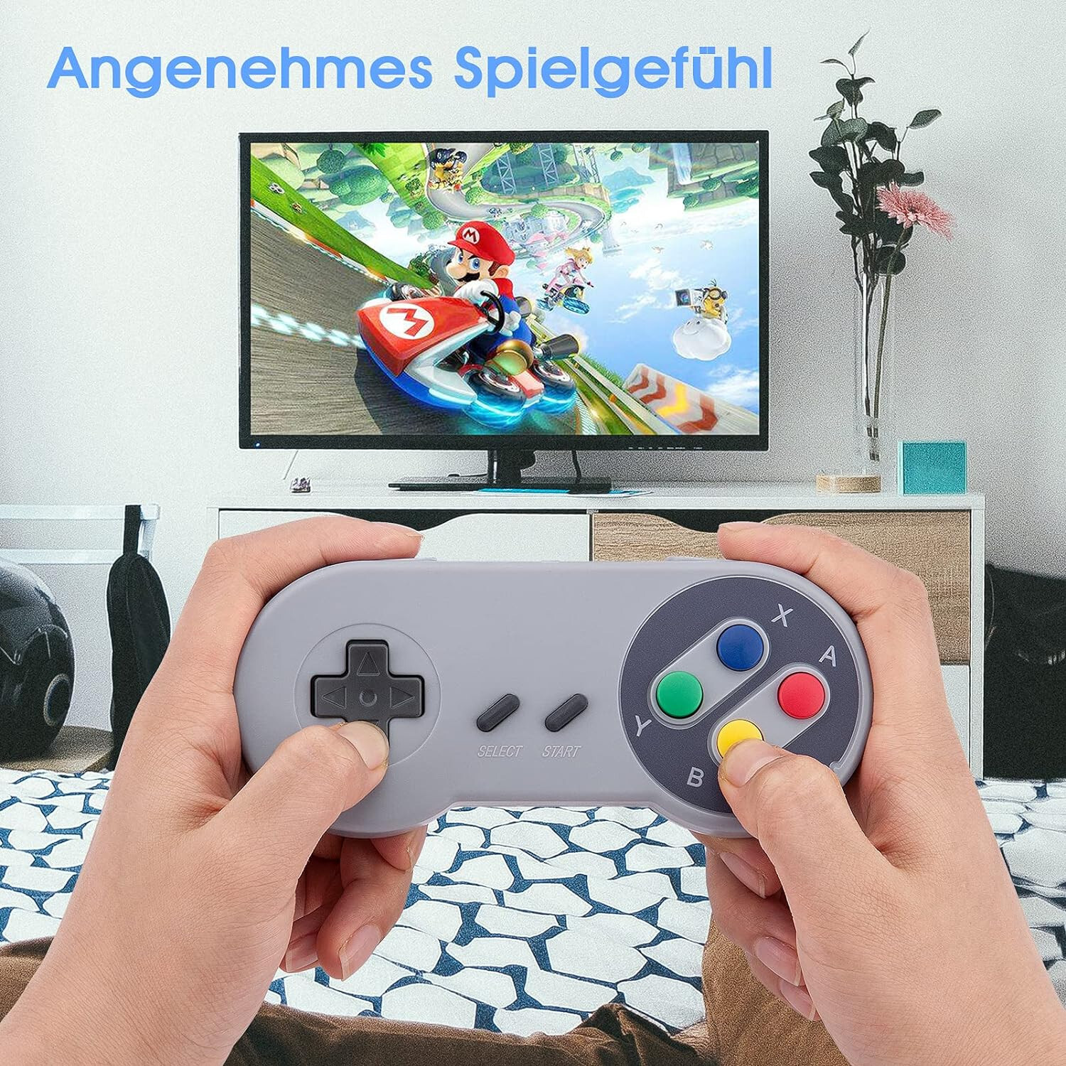 2 Pack Retro Super Nintendo SNES USB Controller for Windows PC Mac Raspberry Pi