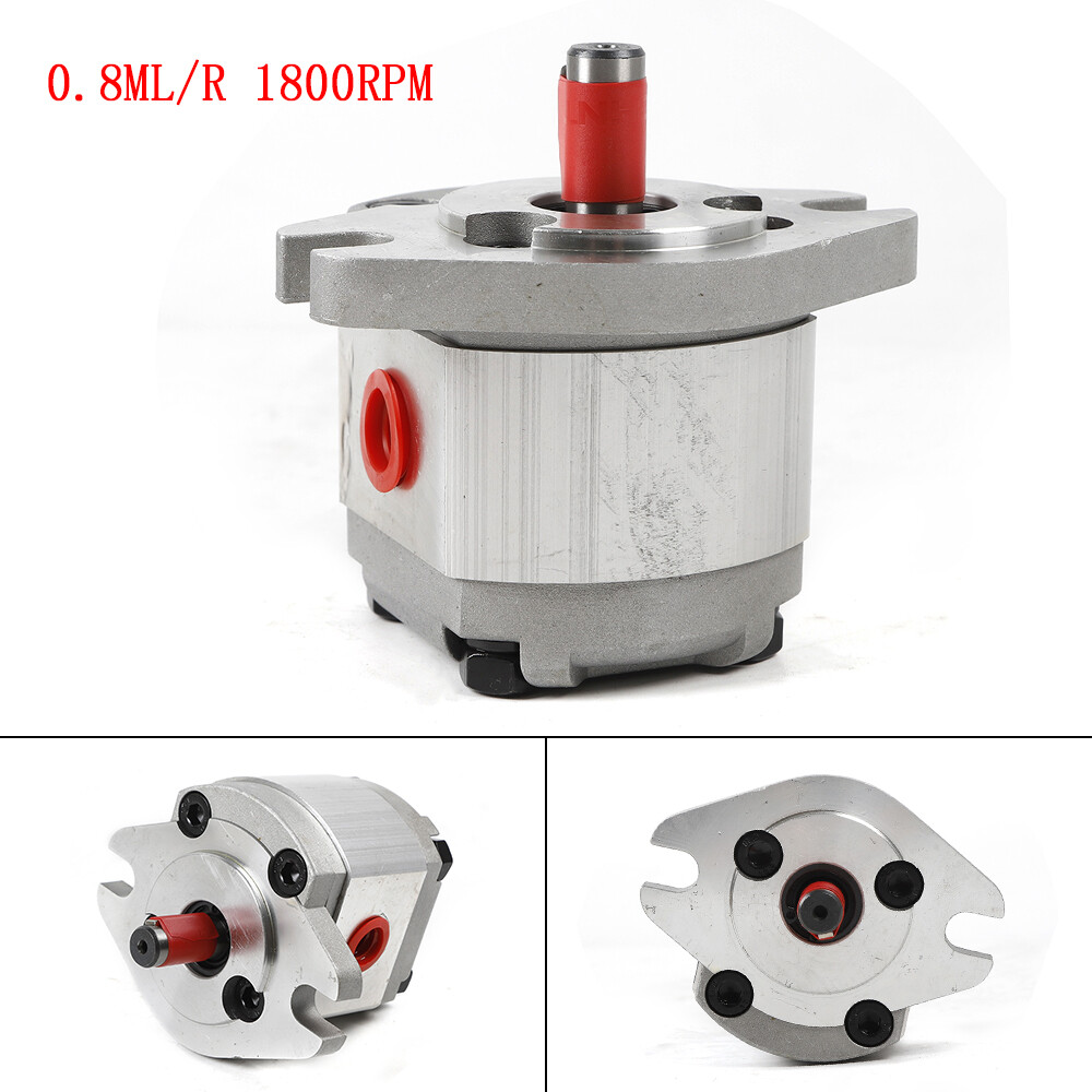 Hydraulic Gear Pump Flat Keyed Shaft SAE Flange Mounting Mini High Pressure