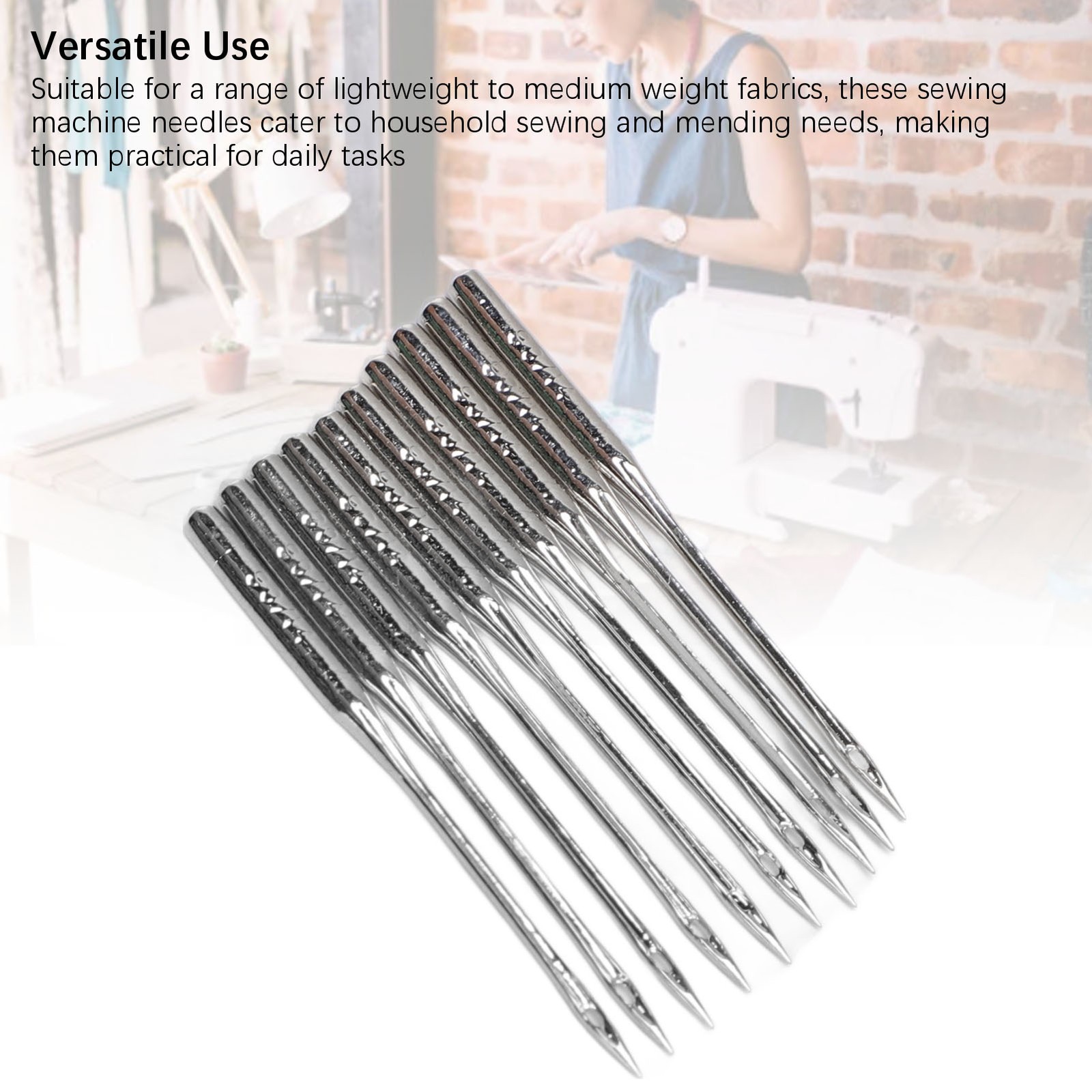20PCS Sewing Machine Needles Stainless Steel Needle Replacement For 101 Mini