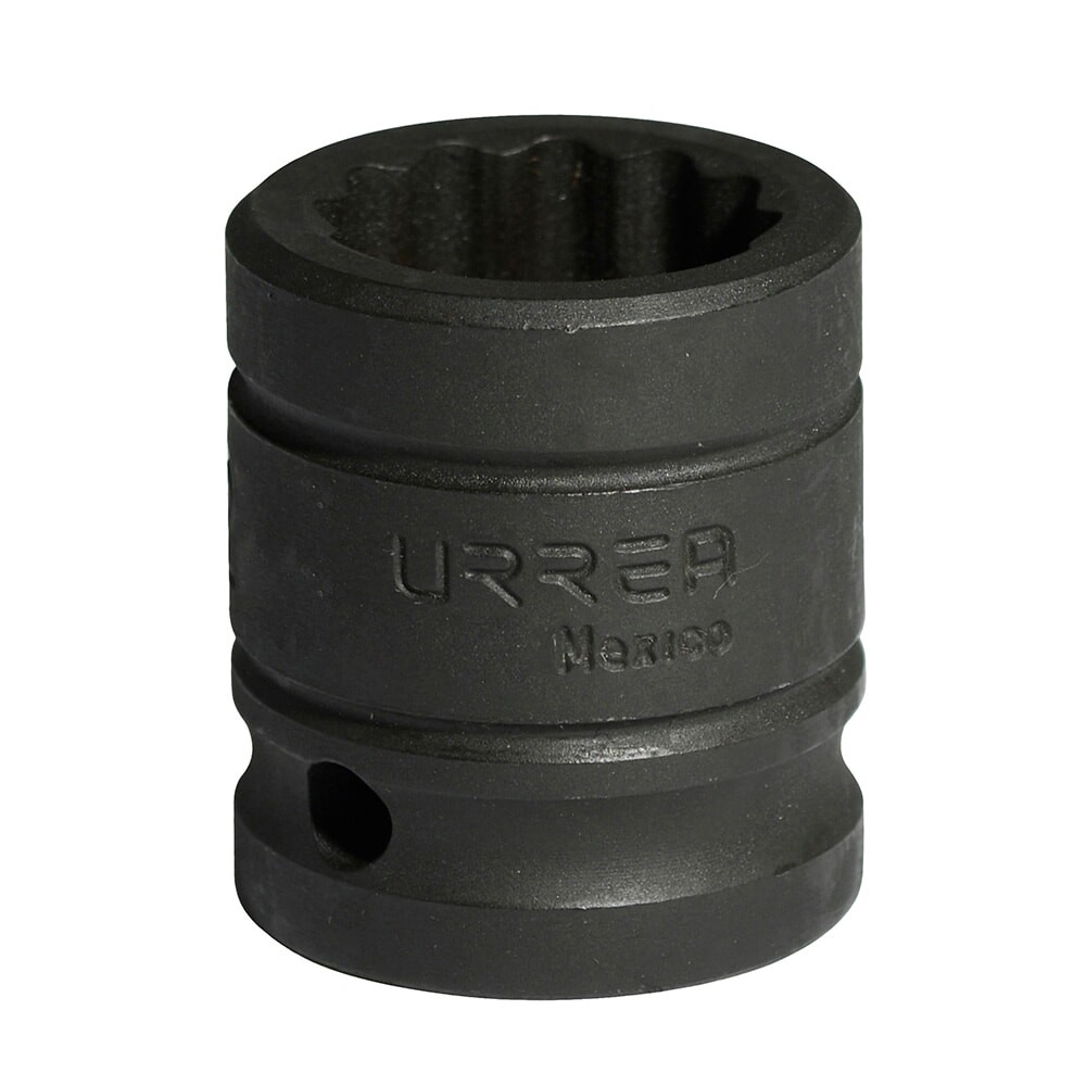 URREA 7424MT 1/2" Drive Black Standard Impact Socket 12 Point 24 mm