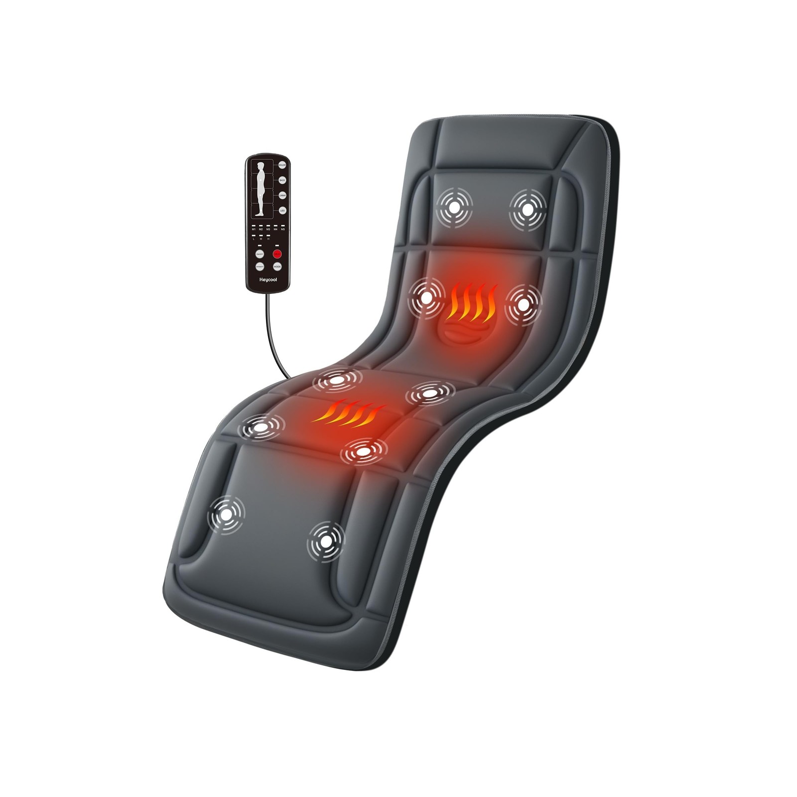Full Body Massage Mat, Vibration Back Massage Pad for Chair, Bed, S... Fast Ship