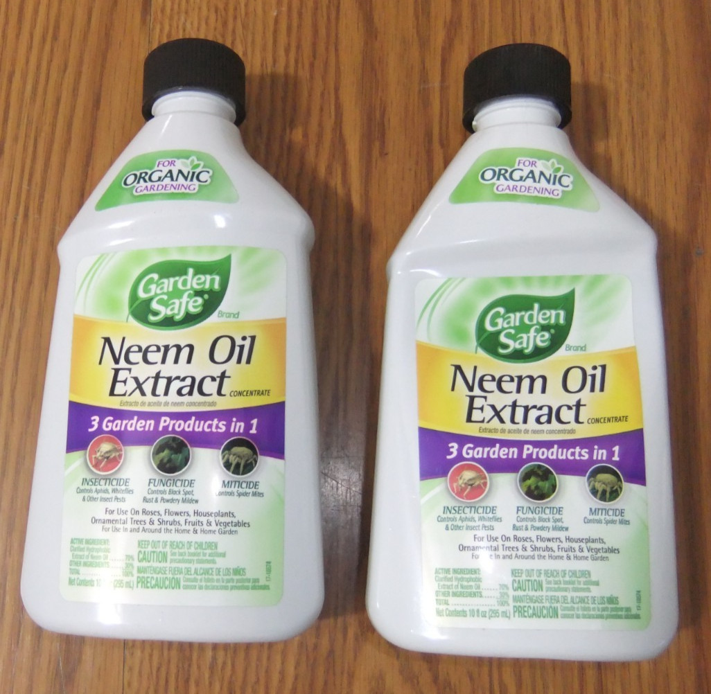Garden Safe Neem Oil Extract Concentrate for Organic Gardening, 10 Fluid Ounces