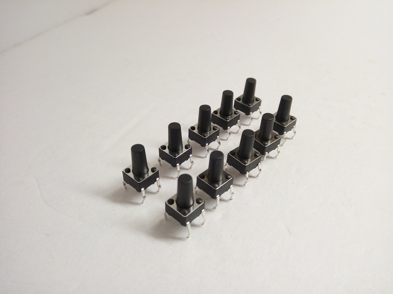 10x Pack Lot 6 x 6 x 10 mm Push Touch Tactile Momentary Micro Button Switch DIP