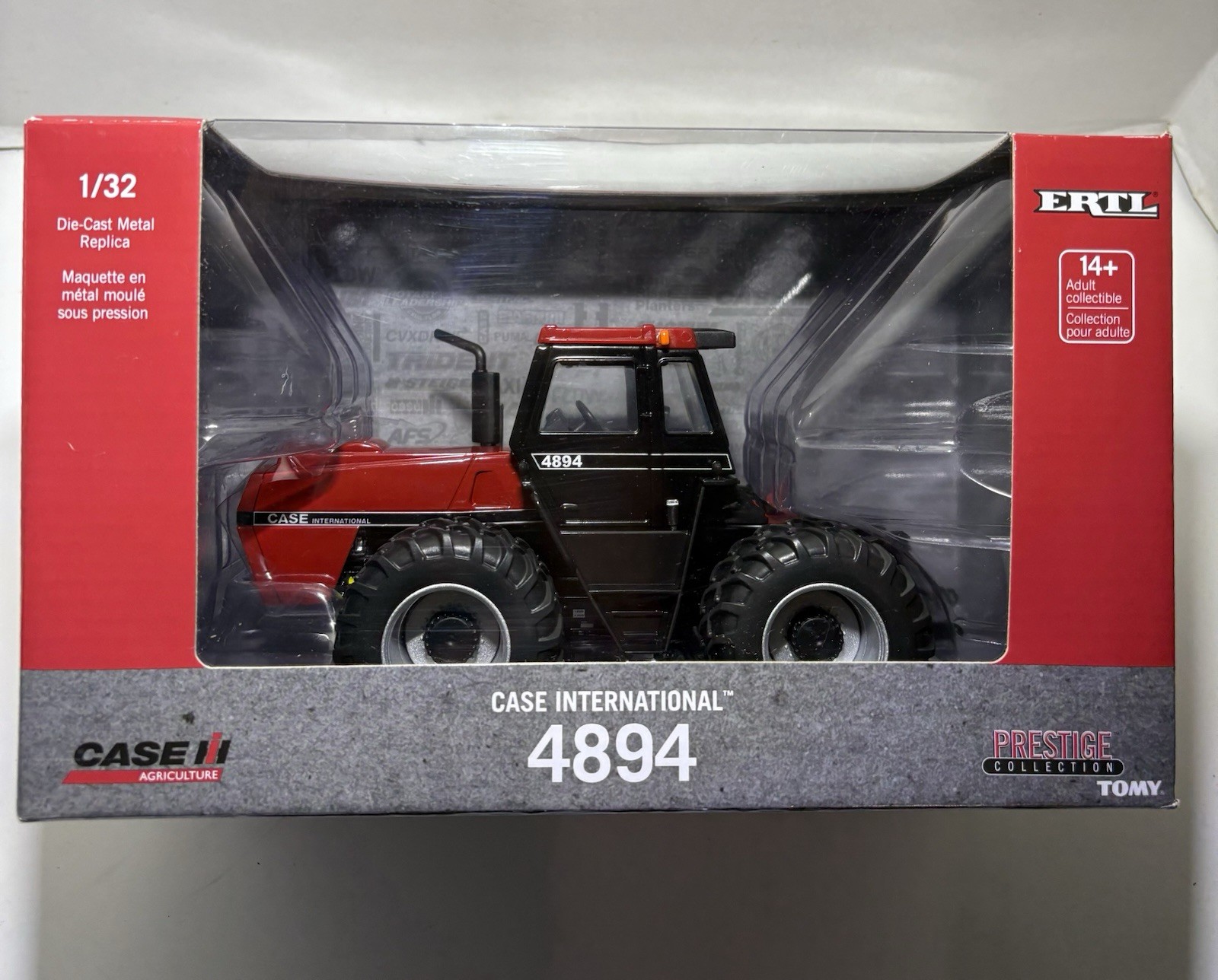 Ertl Prestige Case International 4894 Tractor with Quad Duals, Diecast 1/32