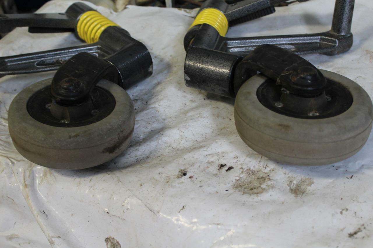 invacare storm TDX 3  mobility chair  caster wheels  rear parts