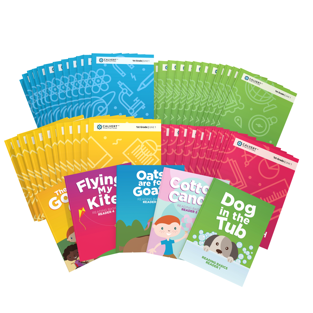 CALVERT 1st Grade 4 Subject Set