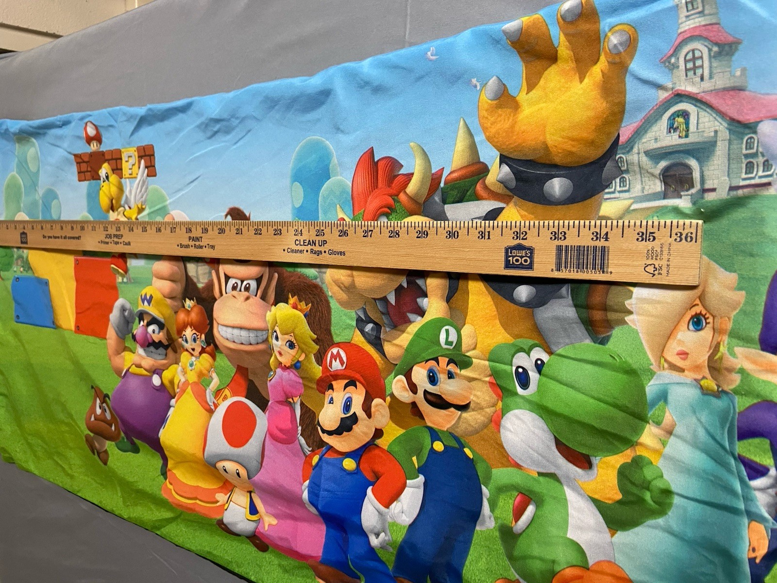 Super Mario Zippered Body Size Pillowcase