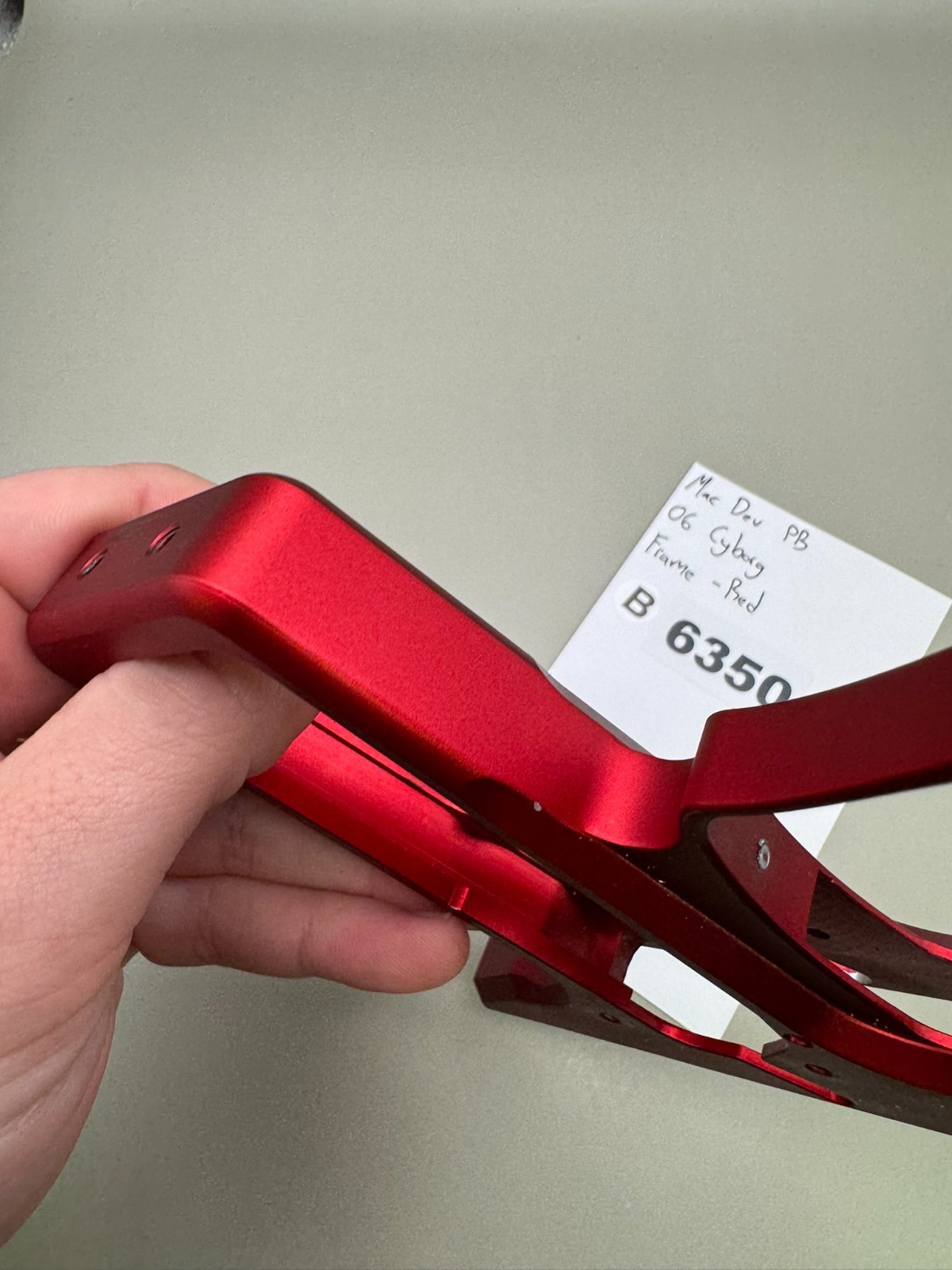 Mac Dev PB O6 Cyborg Frame-Satin Red